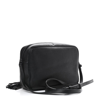 Saint Laurent Lambskin Monogram Small Lou Camera Bag Black 3 of 9