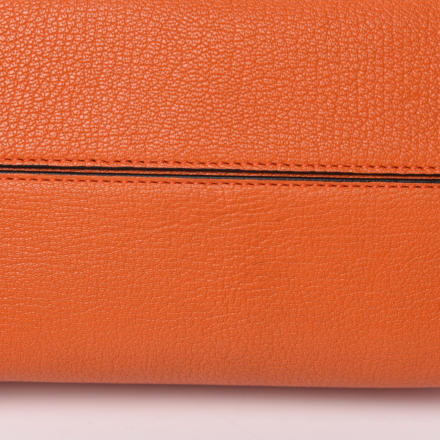 Goatskin Avenue Shoulder Bag Orange