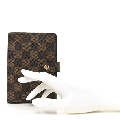 Louis Vuitton Damier Ebene Small Ring Agenda Cover 2 of 6