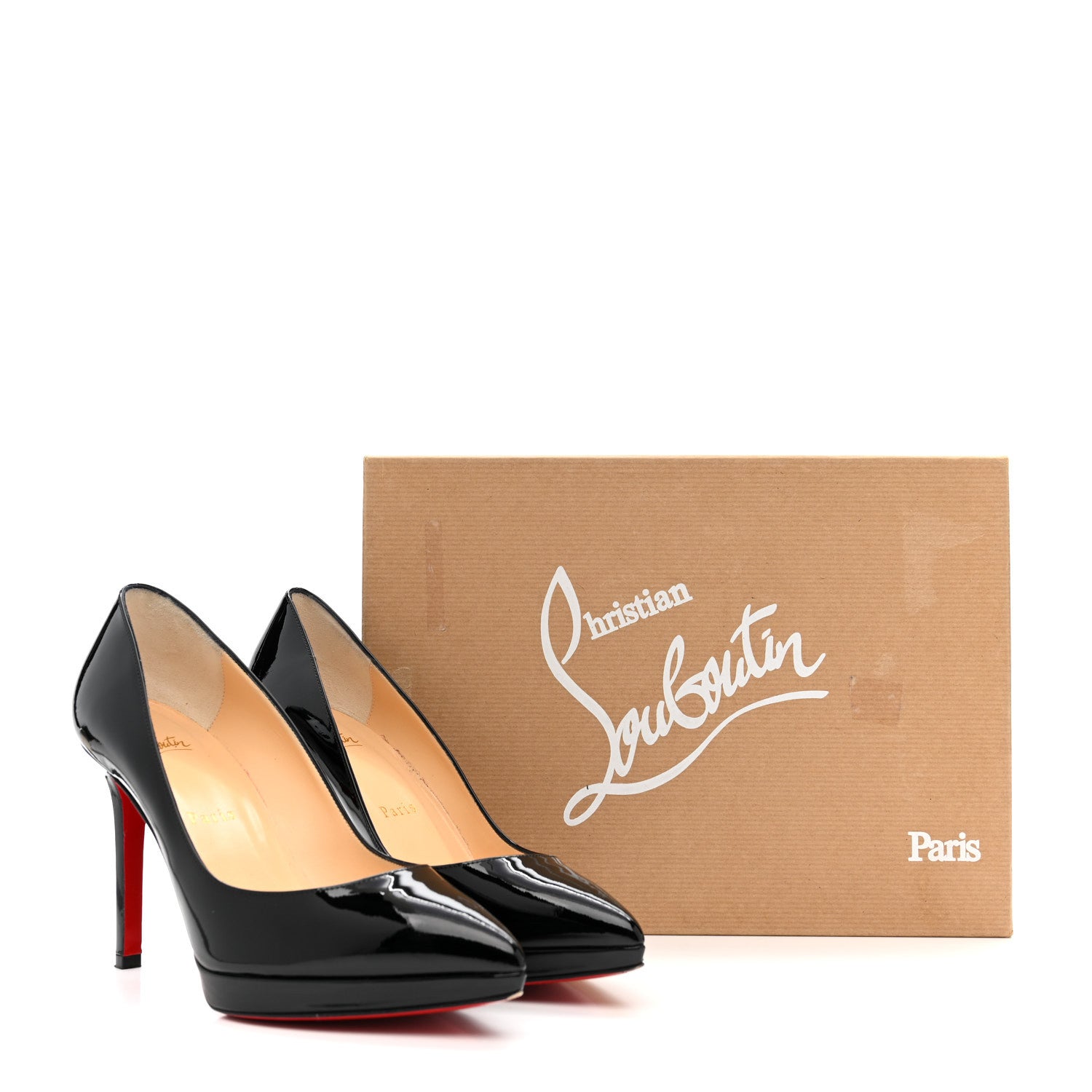 Christian Louboutin Patent Pigalle Plato 100 Pumps 36 Black Christian Louboutin Patent Pigalle Plato 100 Pumps 36 Black