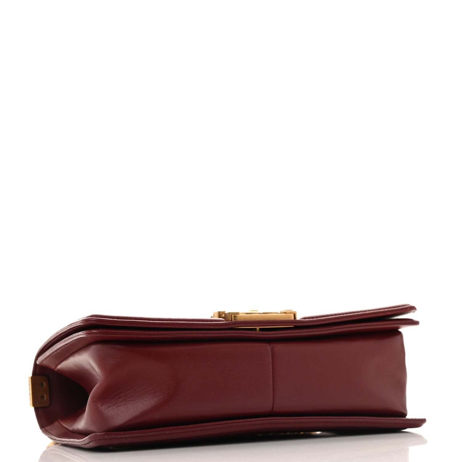 Chanel Lambskin Quilted Medium Boy Flap Dark Red 4 of 12