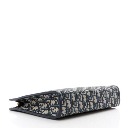 Christian Dior Oblique 30 Montaigne Pouch Blue 4 of 11