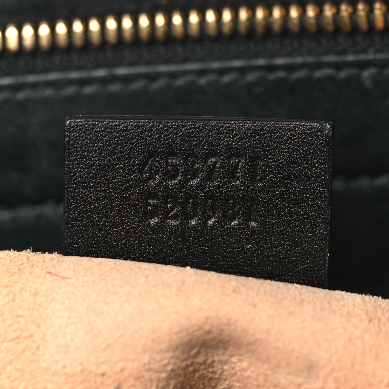 Gucci Guccissima Signature Large Shoulder Tote Bag Black 6 of 12