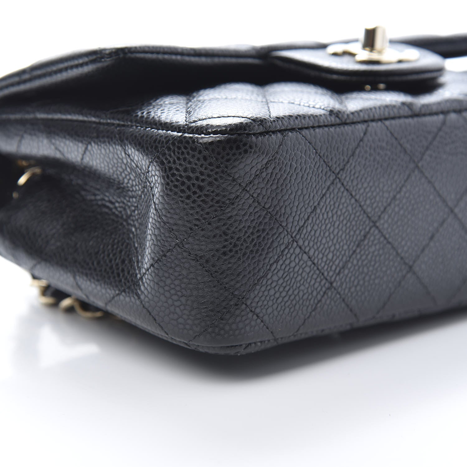 Chanel Caviar Quilted Mini Rectangular Flap Black 8 of 10