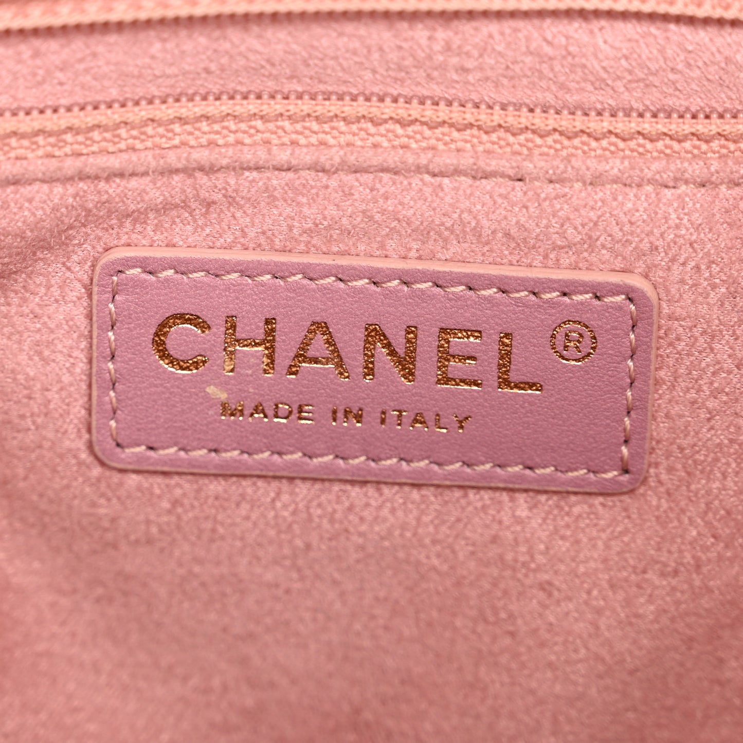 Caviar Deauville Drawstring Bucket Bag Light Pink