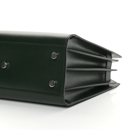 Saint Laurent Grained Calfskin Baby Sac De Jour Dark Pine 10 of 14