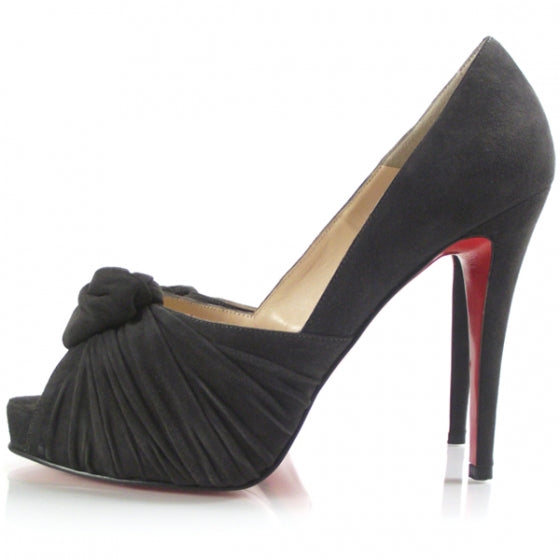 Christian Louboutin Suede Greissimo Platform Pumps 38 2 of 7