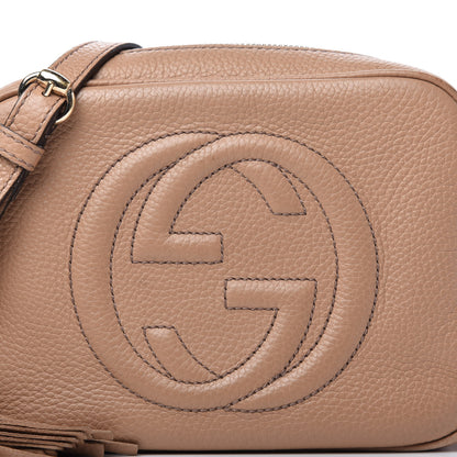 Gucci Pebbled Calfskin Small Soho Disco Bag Rose Beige 10 of 10