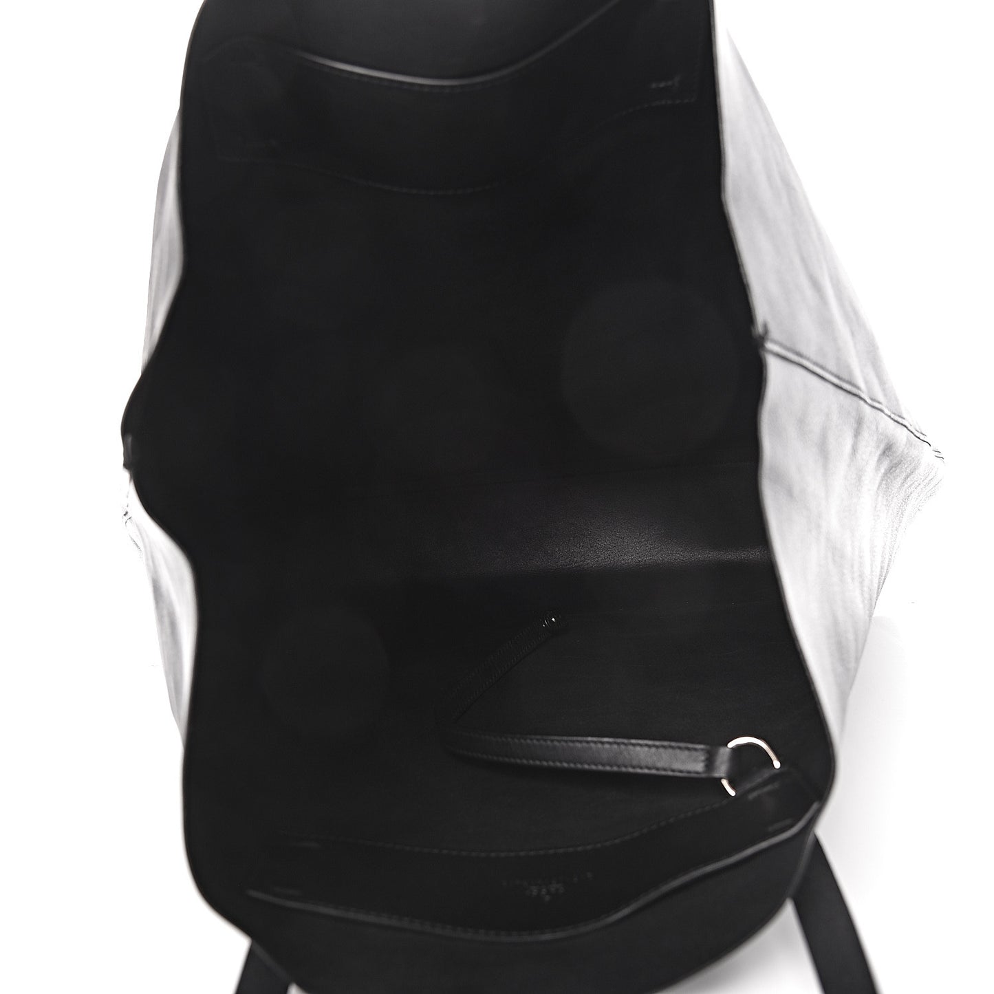 Calfskin Large Horsebit Tote Black