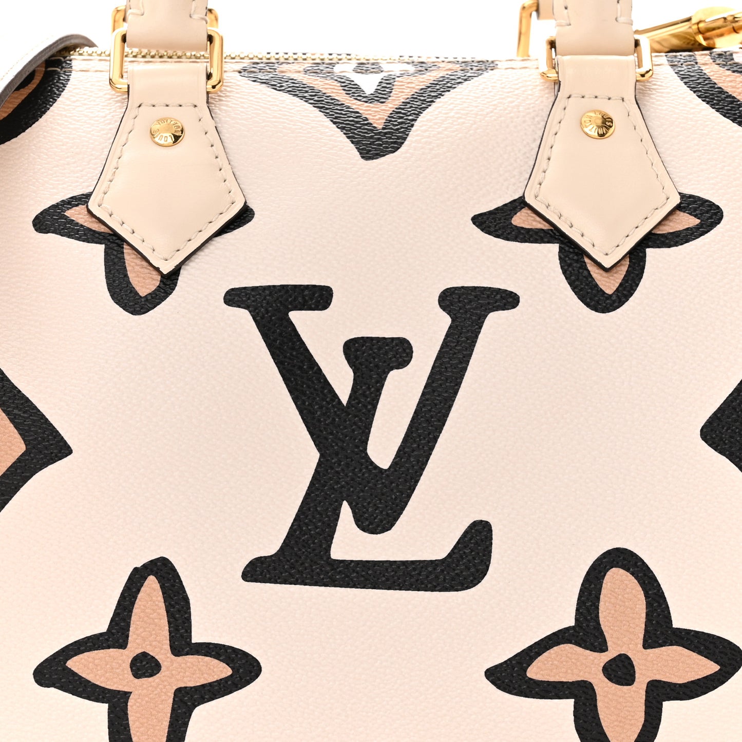 Monogram Giant Wild At Heart Speedy Bandouliere 25 Creme