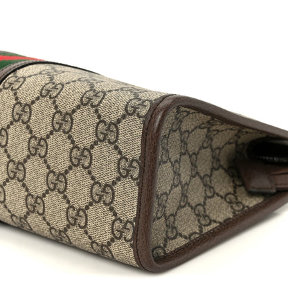 Gucci GG Supreme Monogram Web Ophidia GG Toiletry Case Beige New Acero 10 of 11