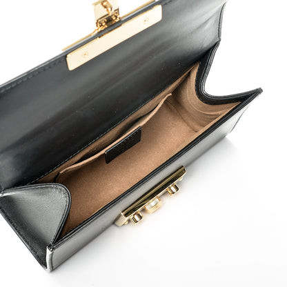 Gucci Calfskin Small Padlock Shoulder Bag Black 5 of 8