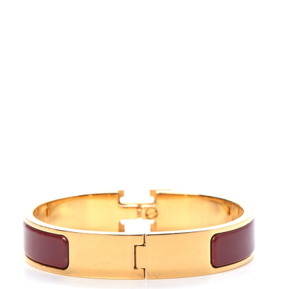 Hermes Enamel Narrow Clic Clac H Bracelet PM Muscat 3 of 5