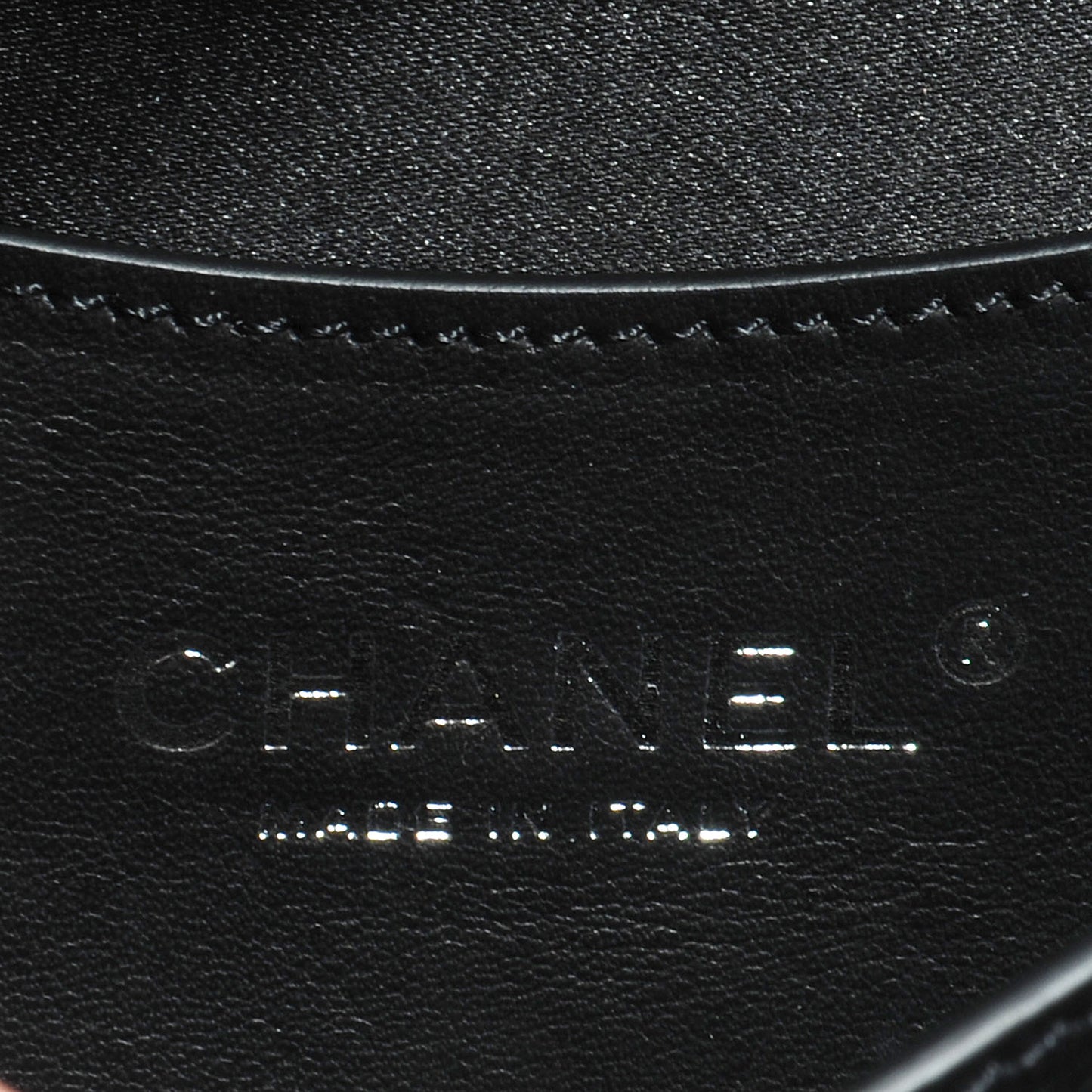Calfskin Mini Flap Black
