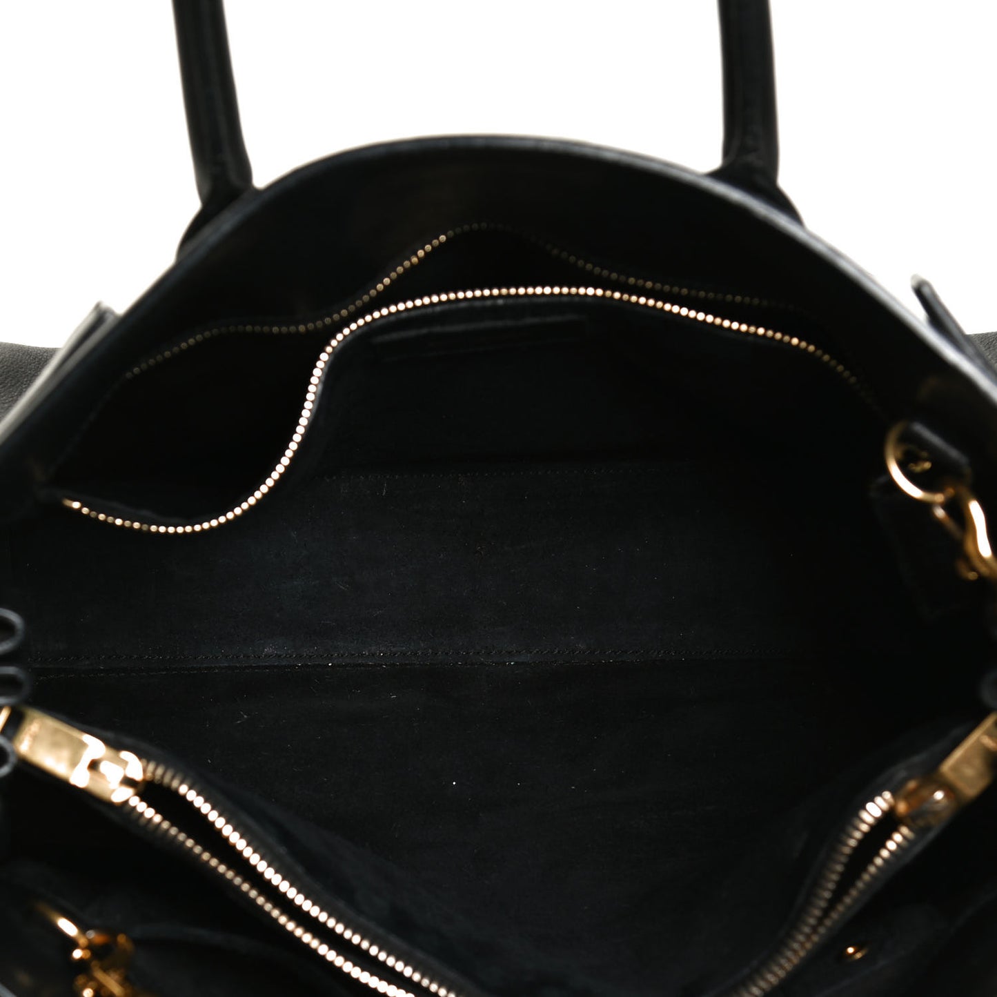 Calfskin Small Sac De Jour Black