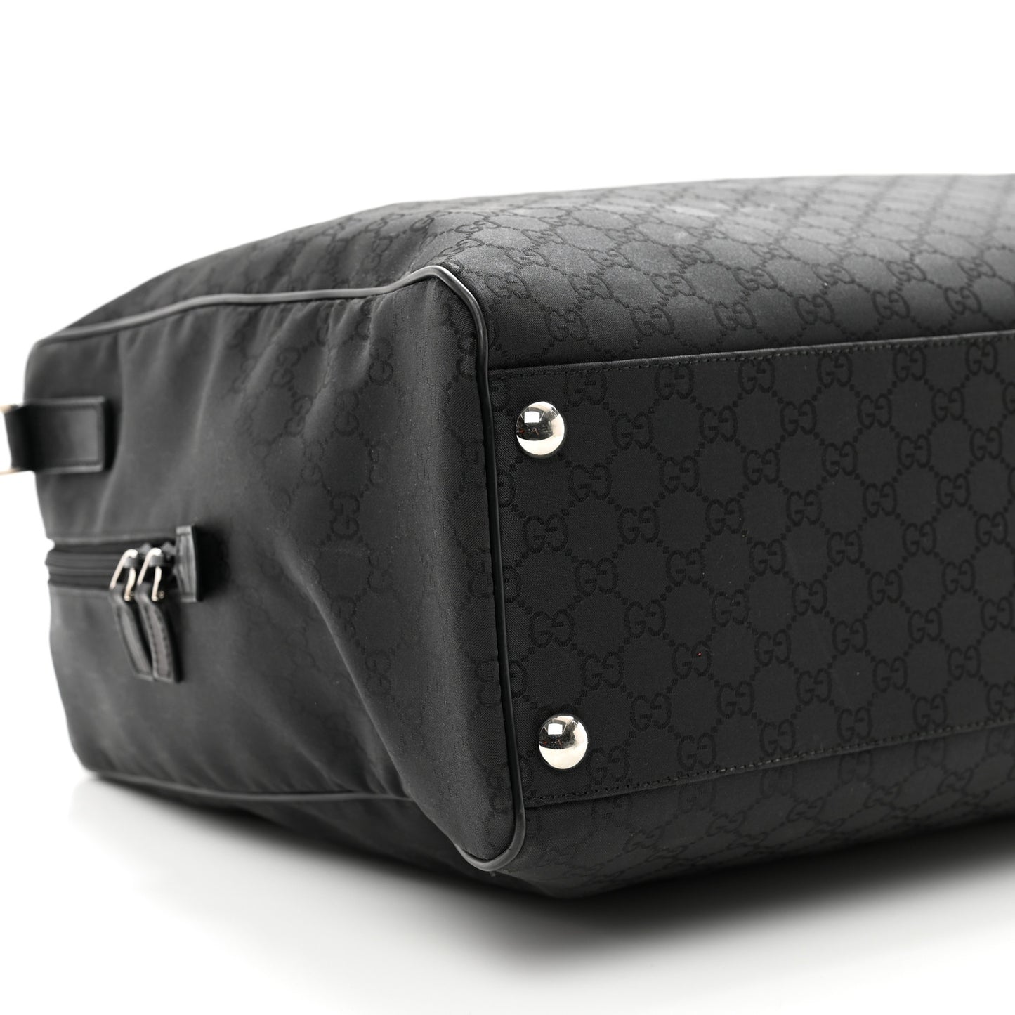 Denim Monogram Large Carry On Duffle Black