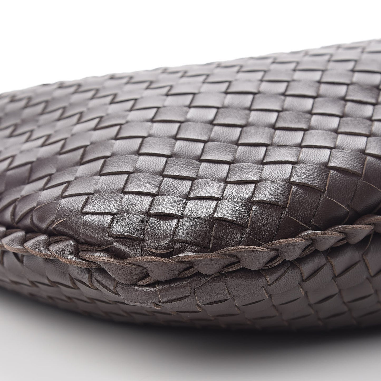 Nappa Intrecciato Medium Veneta Hobo Ebano