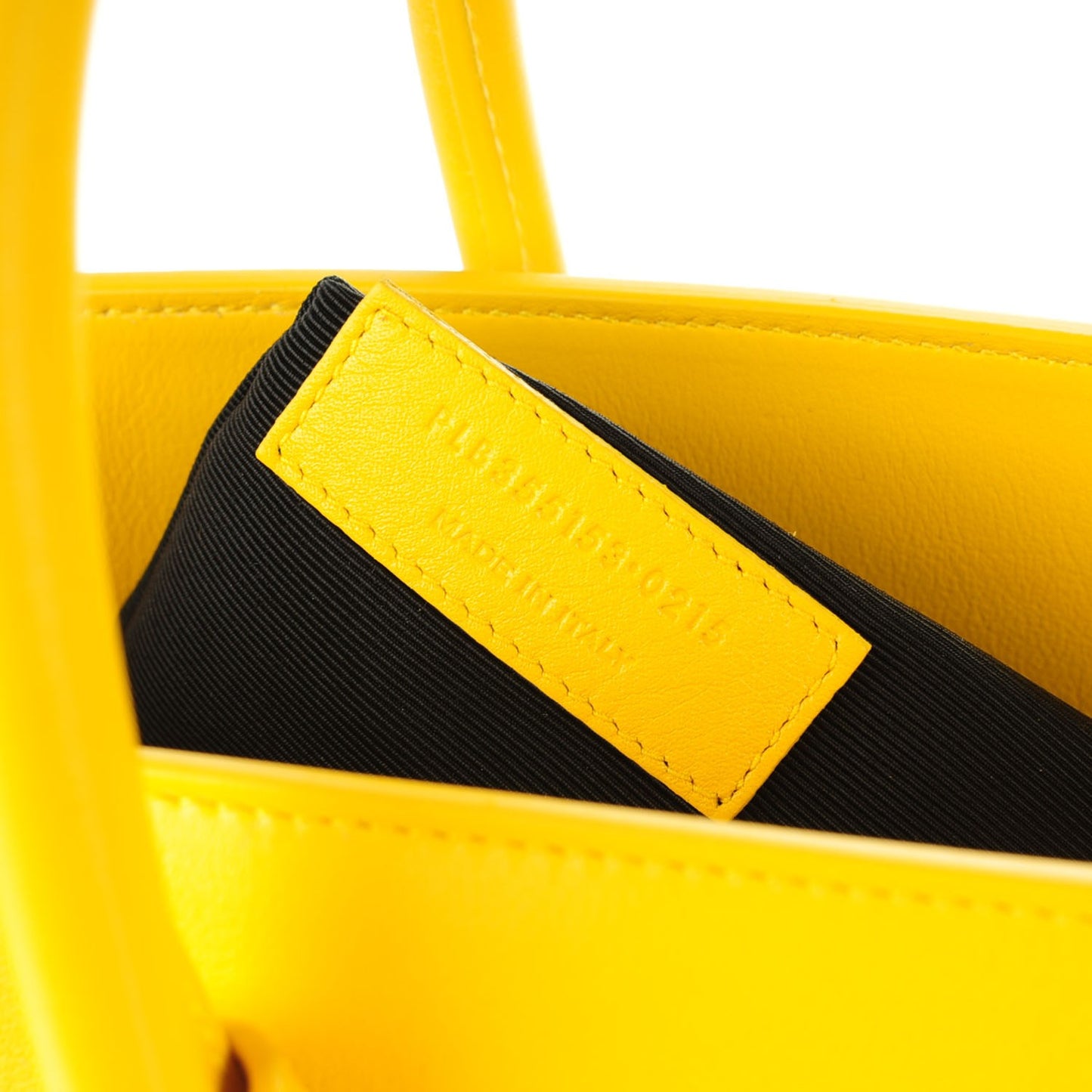 Calfskin Small Sac De Jour Jaune