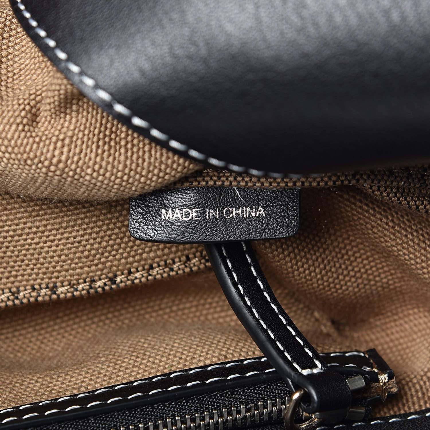 Burberry Canvas Mega Check Medium Ashby Tassel Hobo Black 7 of 10