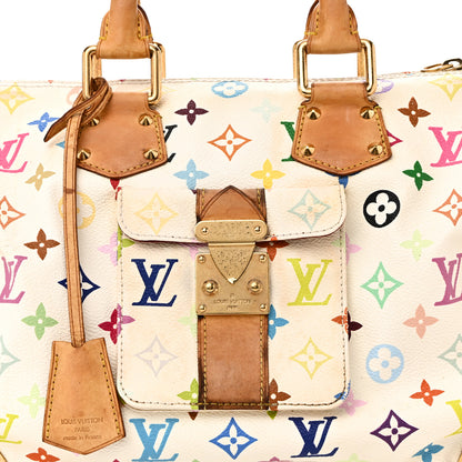 Louis Vuitton Monogram Multicolor Speedy 30 White 7 of 13