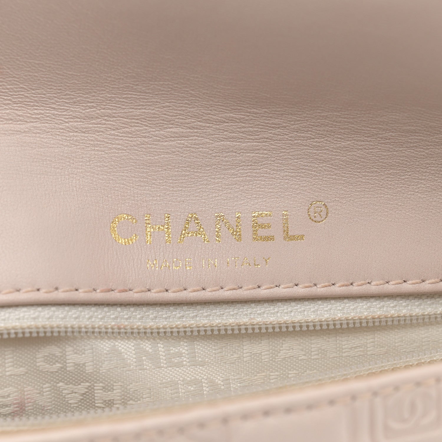 Chanel Lambskin Precious Symbols Double Flap Clutch On Chain Beige 6 of 16