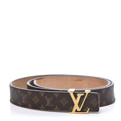 Louis Vuitton Mini Monogram 25mm LV Initiales 75 30 Belt 1 of 9