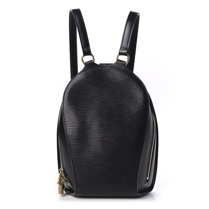 Louis Vuitton Epi Mabillon Backpack Black 1 of 9