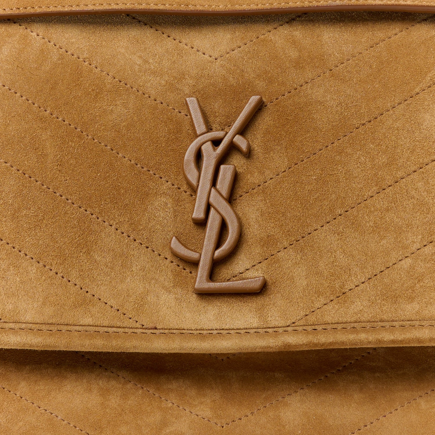 Saint Laurent Suede Monogram Medium Niki Chain Satchel Cinnamon Cinnamon 9 of 11