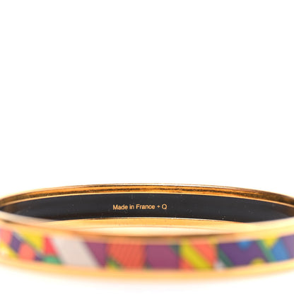Hermes Enamel Printed Narrow Astrologie Nouvelle Bracelet 65 5 of 5