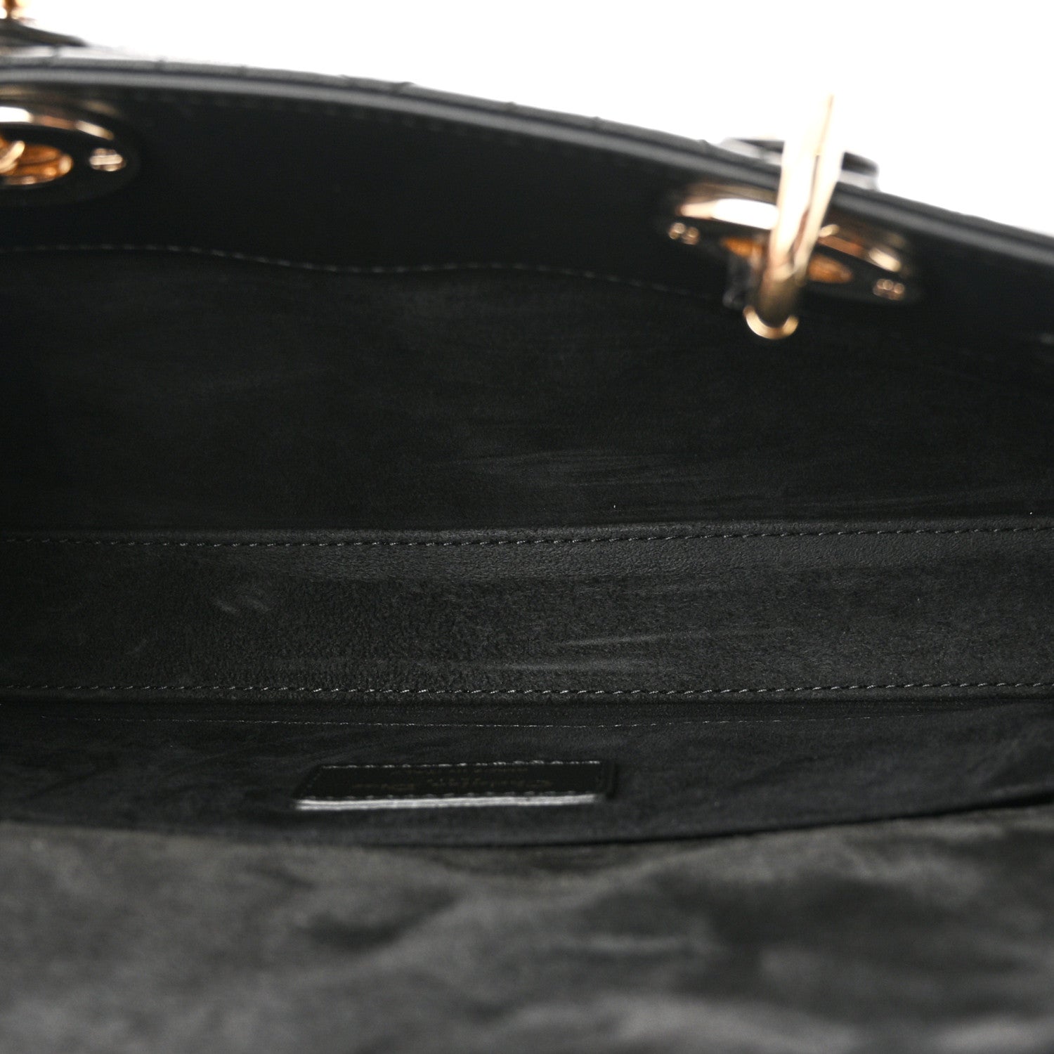 Christian Dior Lambskin Cannage Medium Lady D-Joy Black 5 of 12