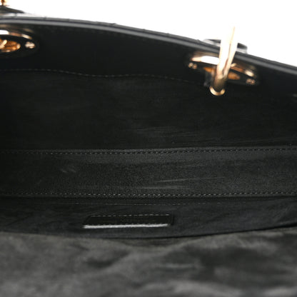 Christian Dior Lambskin Cannage Medium Lady D-Joy Black 5 of 12