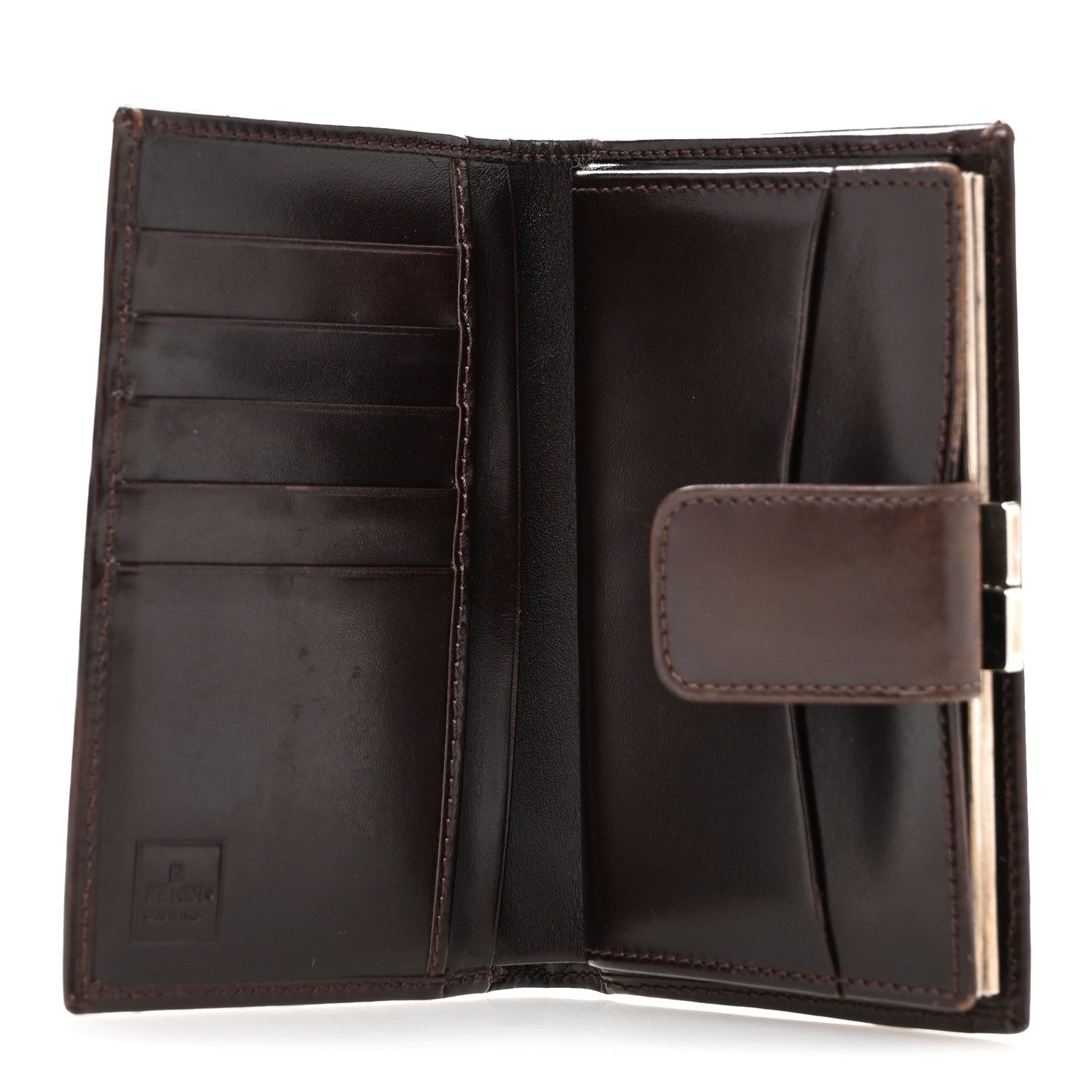 Fendi Zucca Calfskin Donna Wallet Tobacco 5 of 11