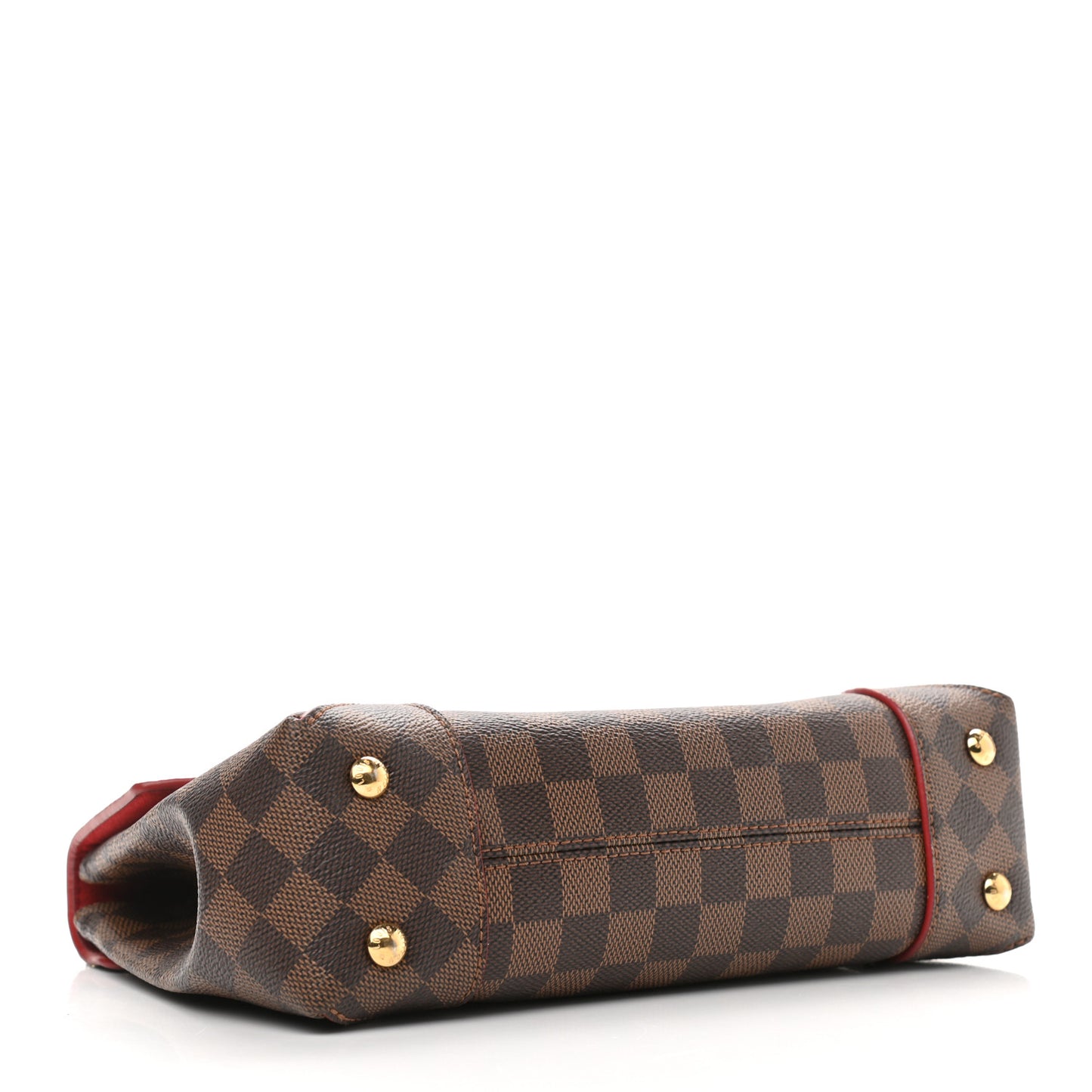 Damier Ebene Caissa Clutch Cherry