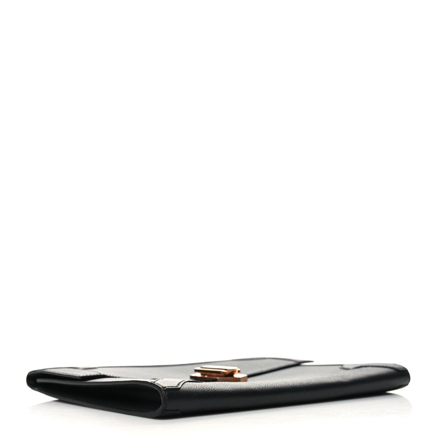 Hermes Epsom Fleche D Or Clutch Black 4 of 12