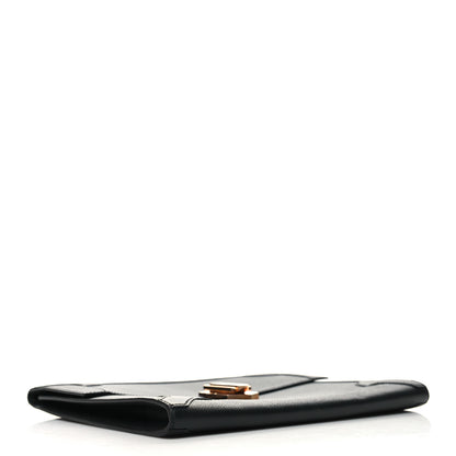 Hermes Epsom Fleche D Or Clutch Black 4 of 12