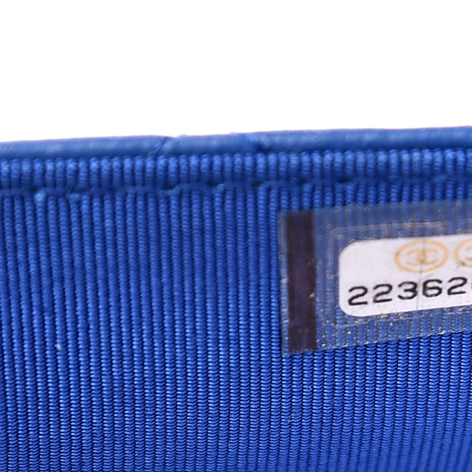 Chanel Lambskin Quilted Wallet On Chain WOC Blue 8 of 12