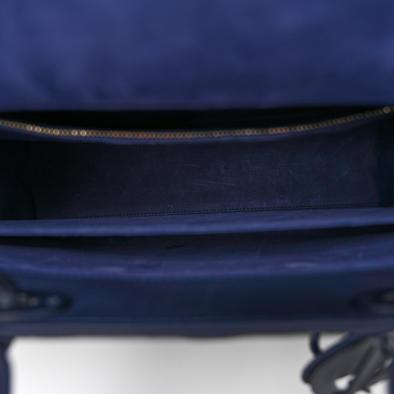 Christian Dior Ultra Matte Calfskin Cannage Large Lady Dior Blue 5 of 10