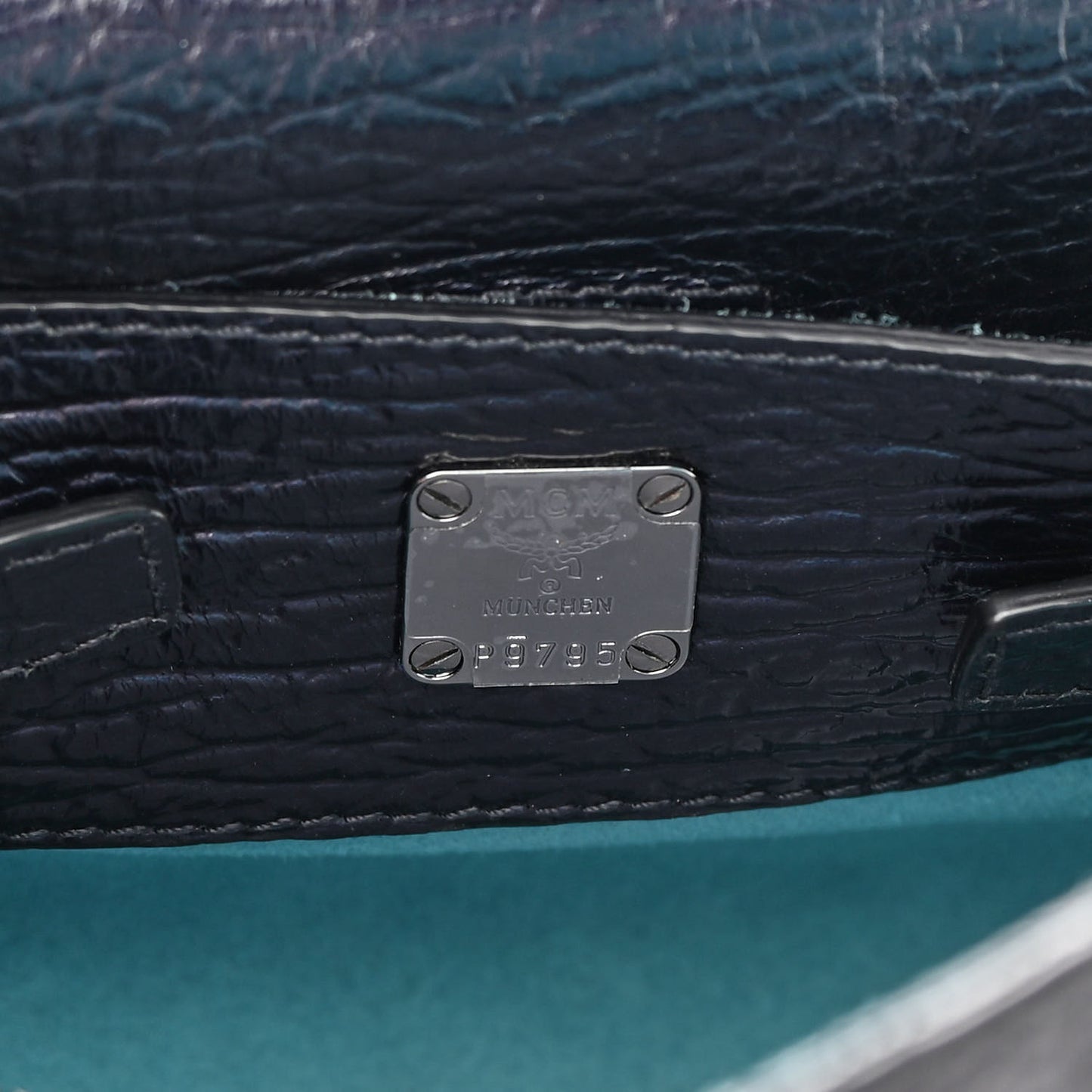 Calfskin Studded Mini Milla Tote Blue