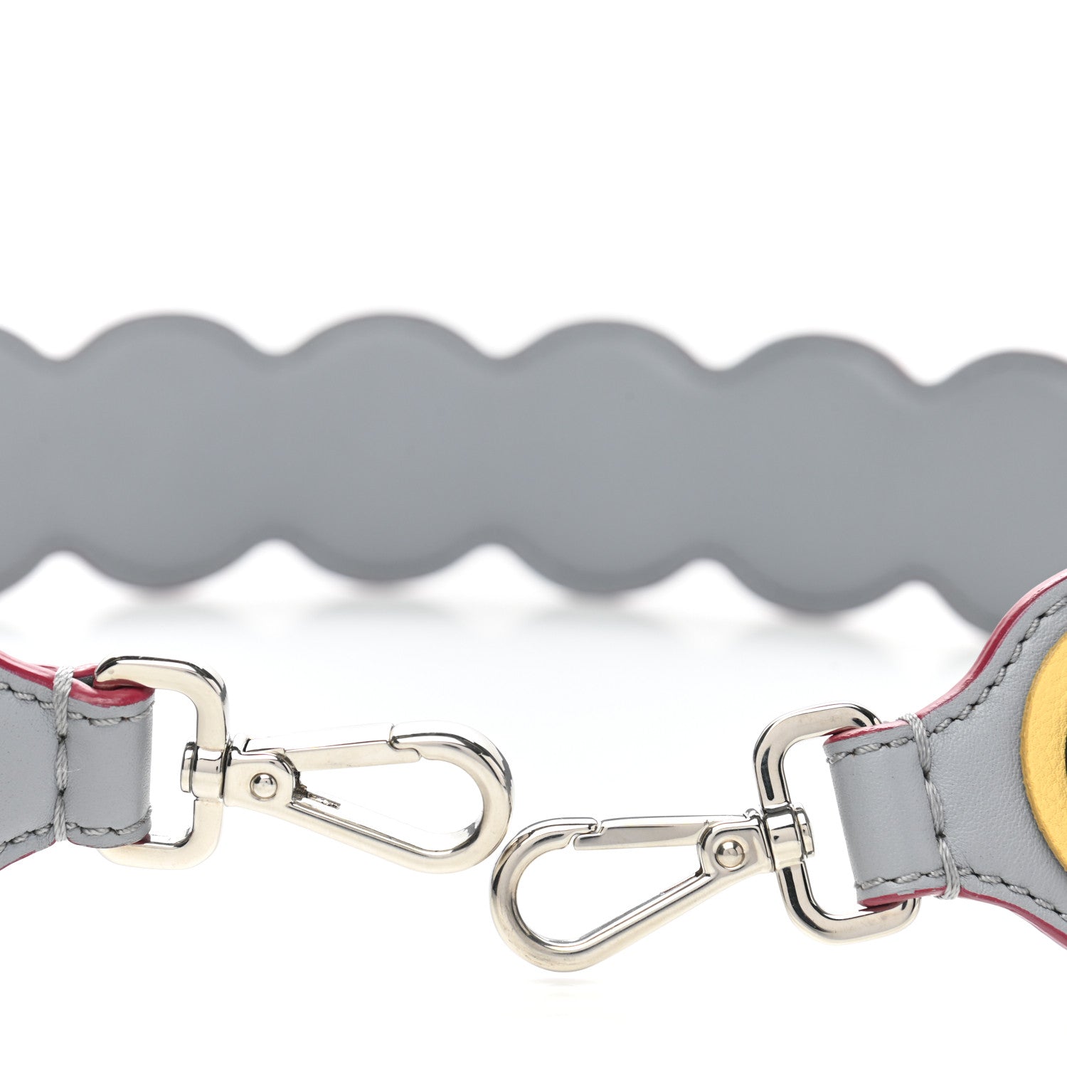 Fendi Vitello Dolce Spike Studded Circle Strap You Ardesia Multicolor 4 of 4