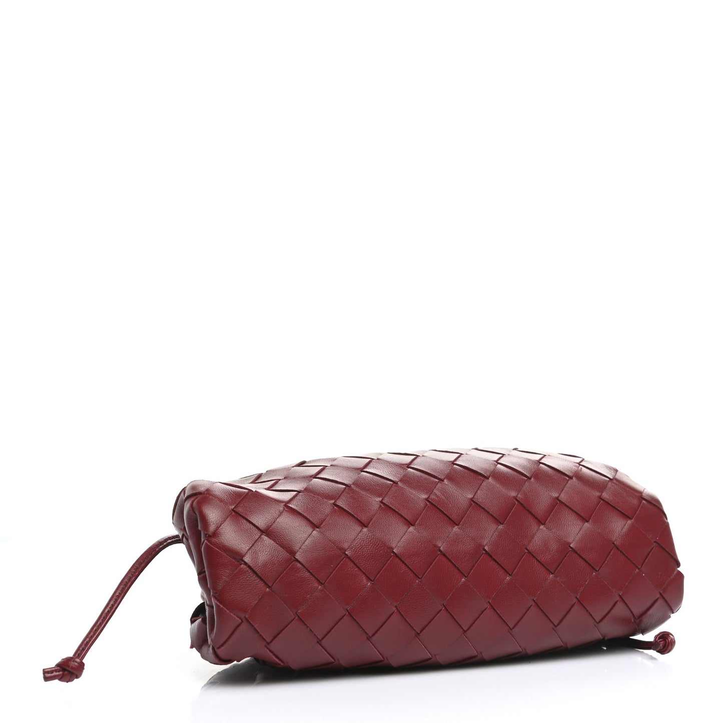 Nappa Intrecciato The Mini Pouch Bordeaux