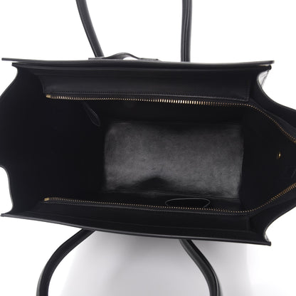 Celine Smooth Calfskin Mini Luggage Black 5 of 10