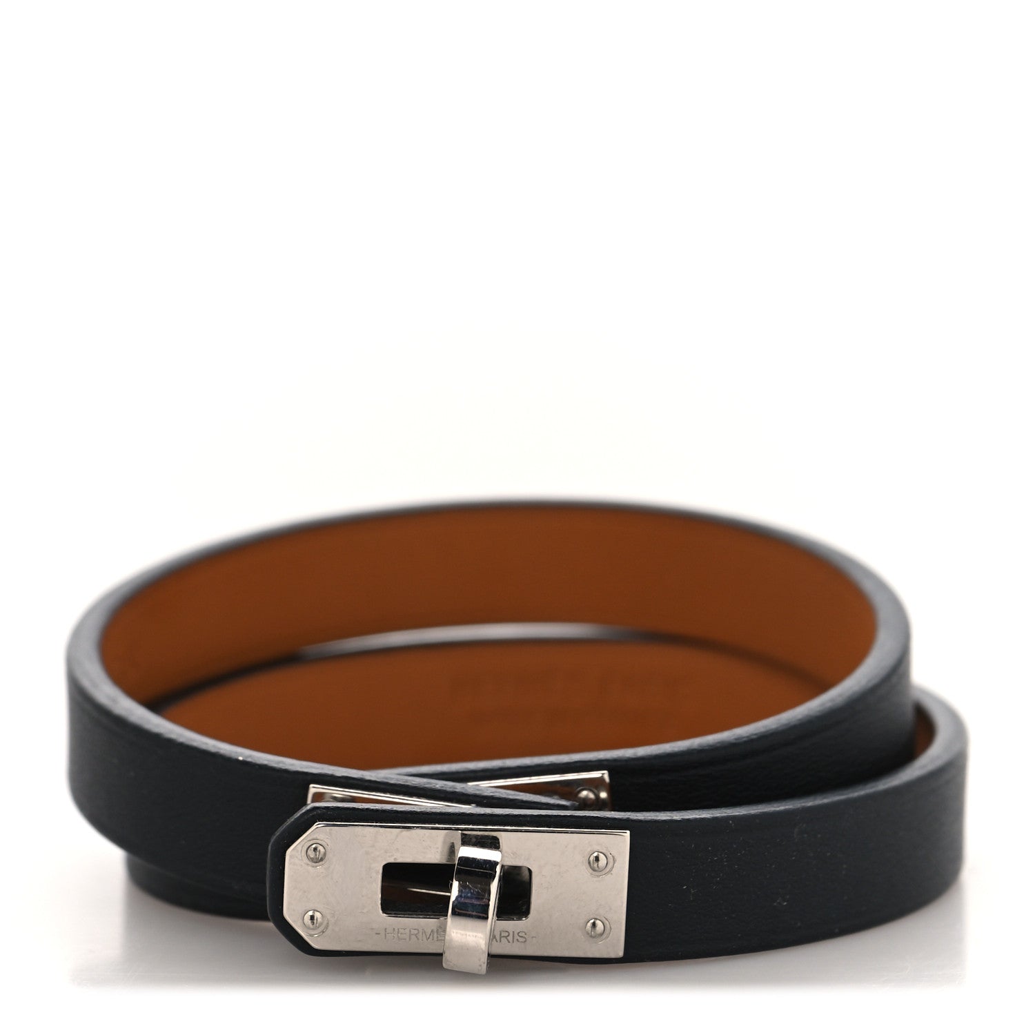 Hermes Swift Mini Kelly Double Tour Bracelet T2 Black 1 of 7