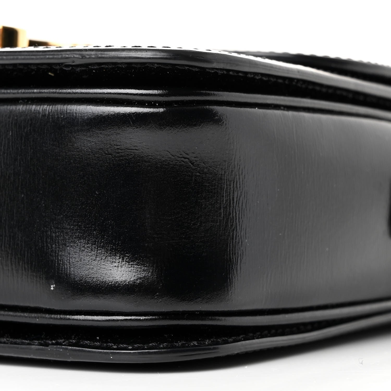 Celine Shiny Calfskin Teen Triomphe Black 11 of 13