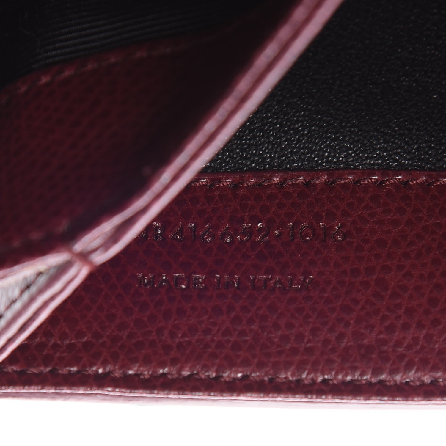 Saint Laurent Textured Calfskin Medium Classic Monogram Universite Bag Dark Red 8 of 8