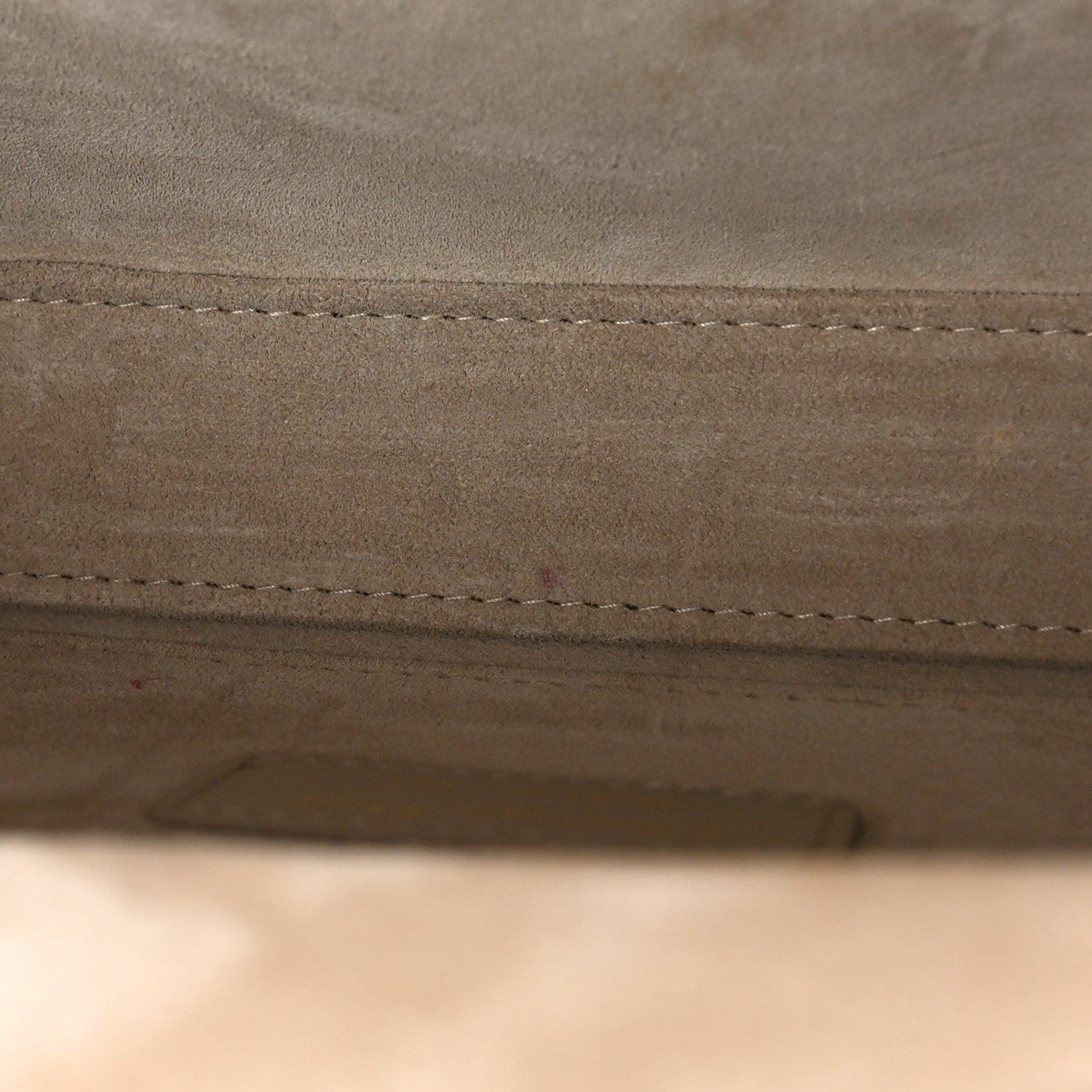 Lambskin Cannage Medium Lady D-Joy Warm Taupe