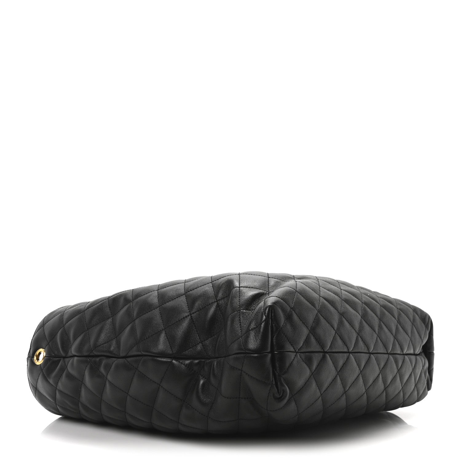 Saint Laurent Lambskin Quilted Maxi Icare Shopping Tote Black 5 of 11