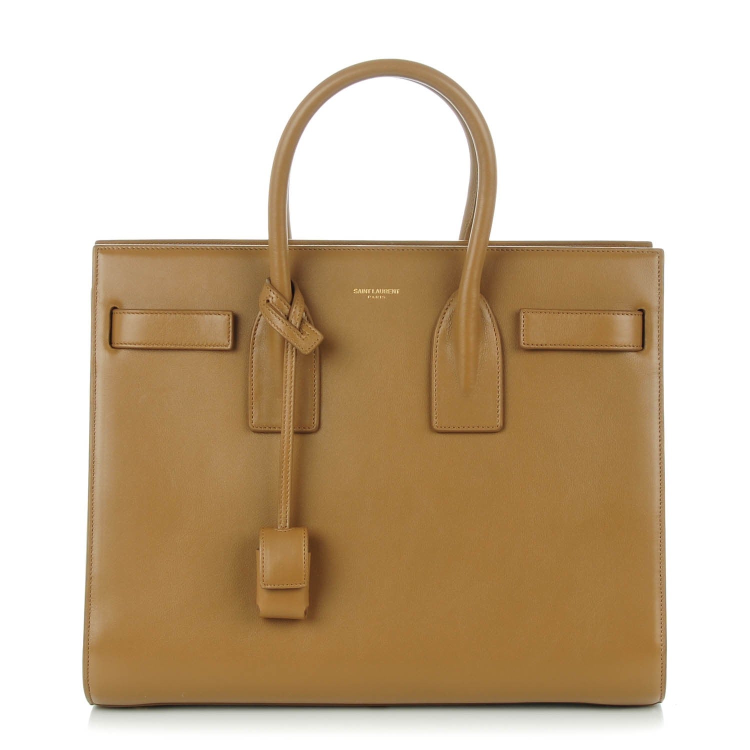 Saint Laurent Calfskin Small Sac De Jour Taupe 1 of 7