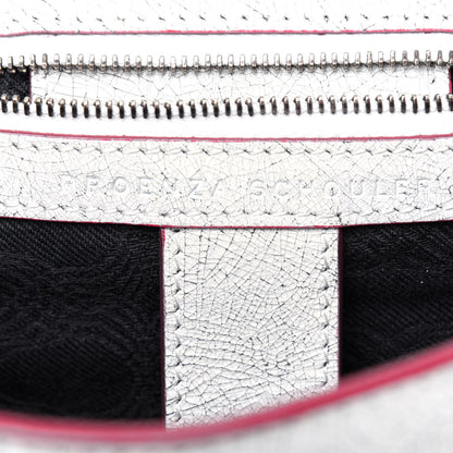 Proenza Schouler Crackle Calfskin PS1 Medium Satchel White 7 of 24
