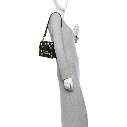 Louis Vuitton LV X YK Taurillon Dots Dauphine Mini Black 2 of 10