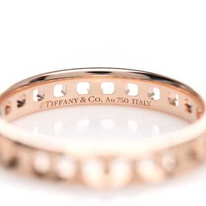 Tiffany 18K Rose Gold Narrow T True Ring 56 7.5 4 of 4